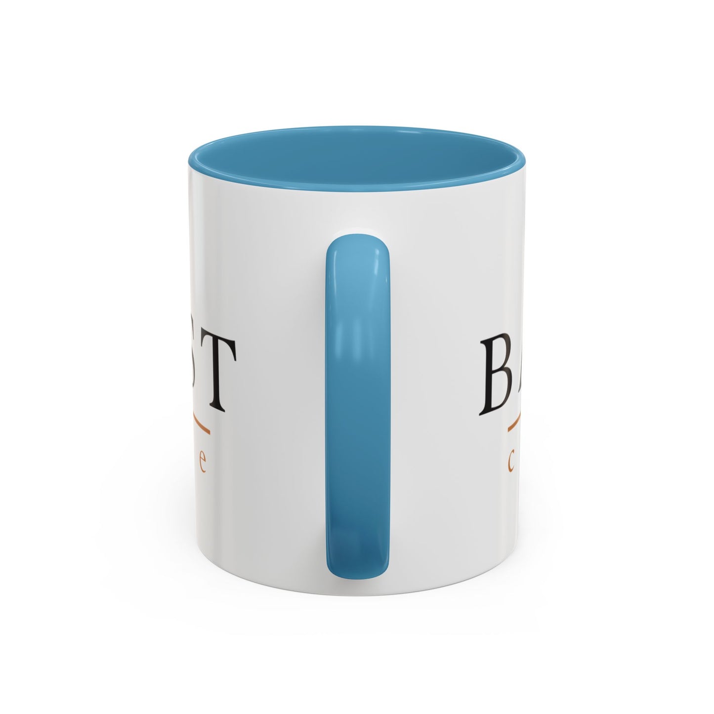 Barsonist Premium Coffee Mug - 11oz Ceramic with Accent Handle & Interior