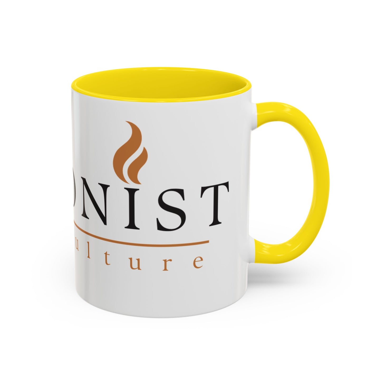 Barsonist Premium Coffee Mug - 11oz Ceramic with Accent Handle & Interior