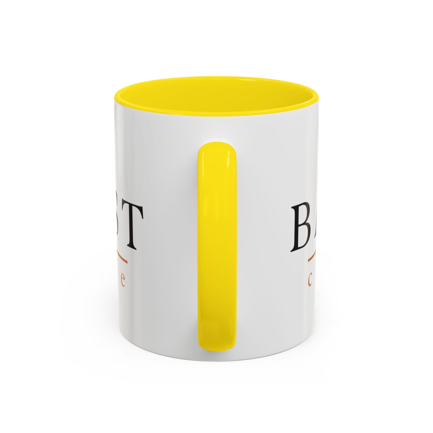 Barsonist Premium Coffee Mug - 11oz Ceramic with Accent Handle & Interior
