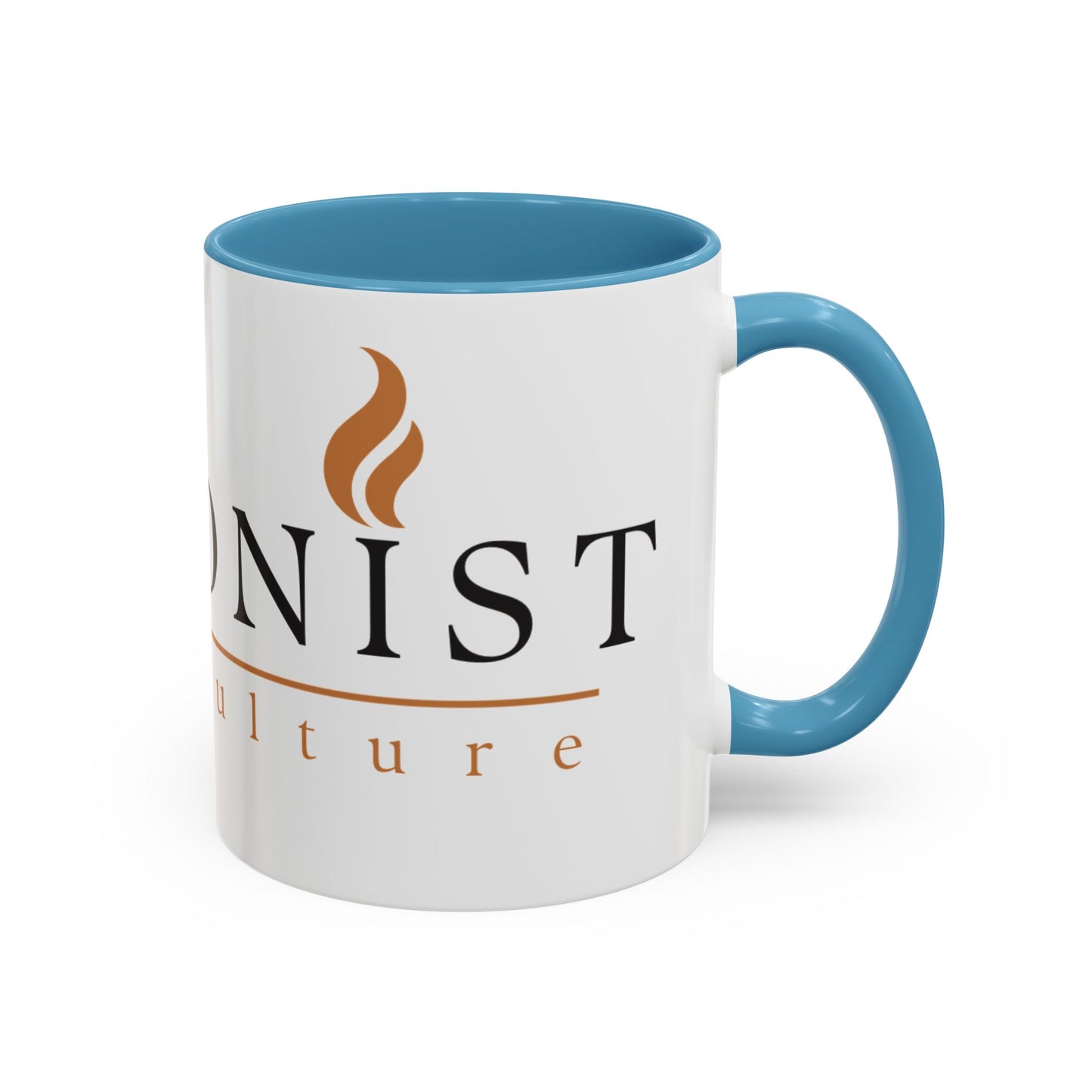 Barsonist Premium Coffee Mug - 11oz Ceramic with Accent Handle & Interior