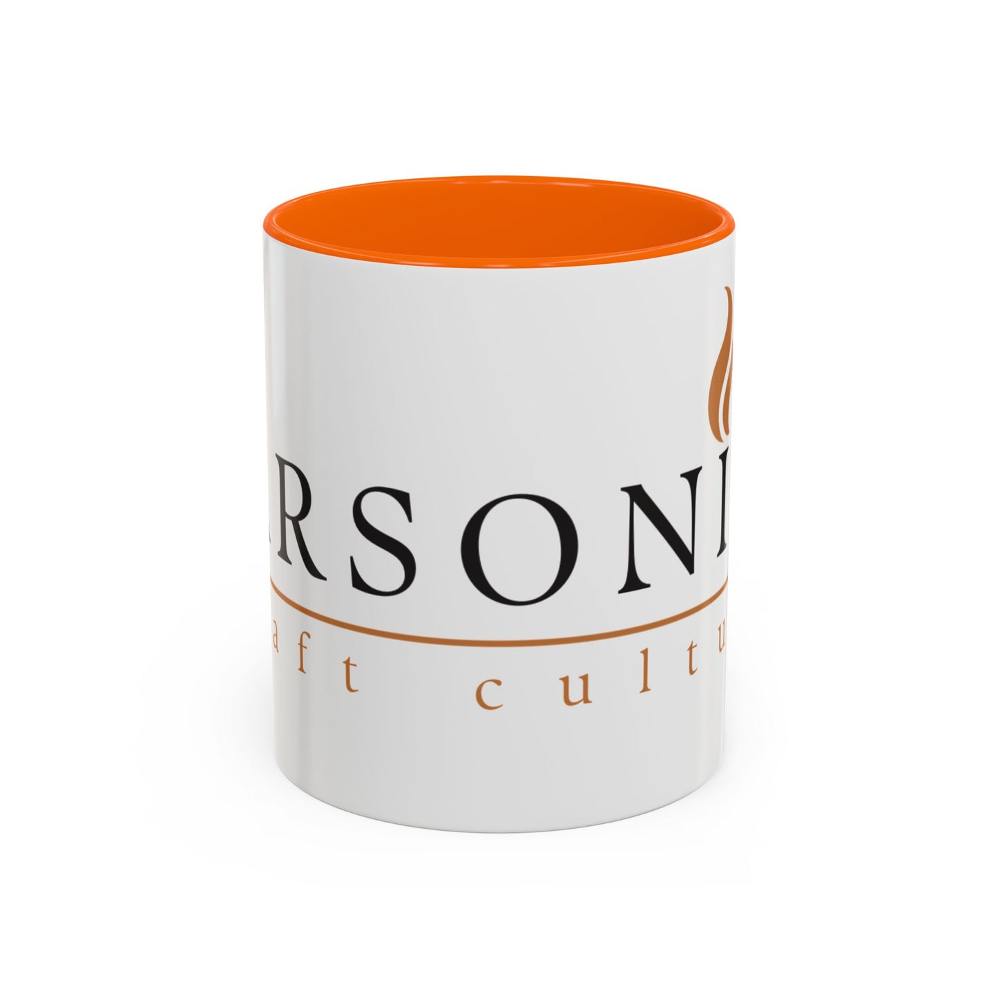 Barsonist Premium Coffee Mug - 11oz Ceramic with Accent Handle & Interior