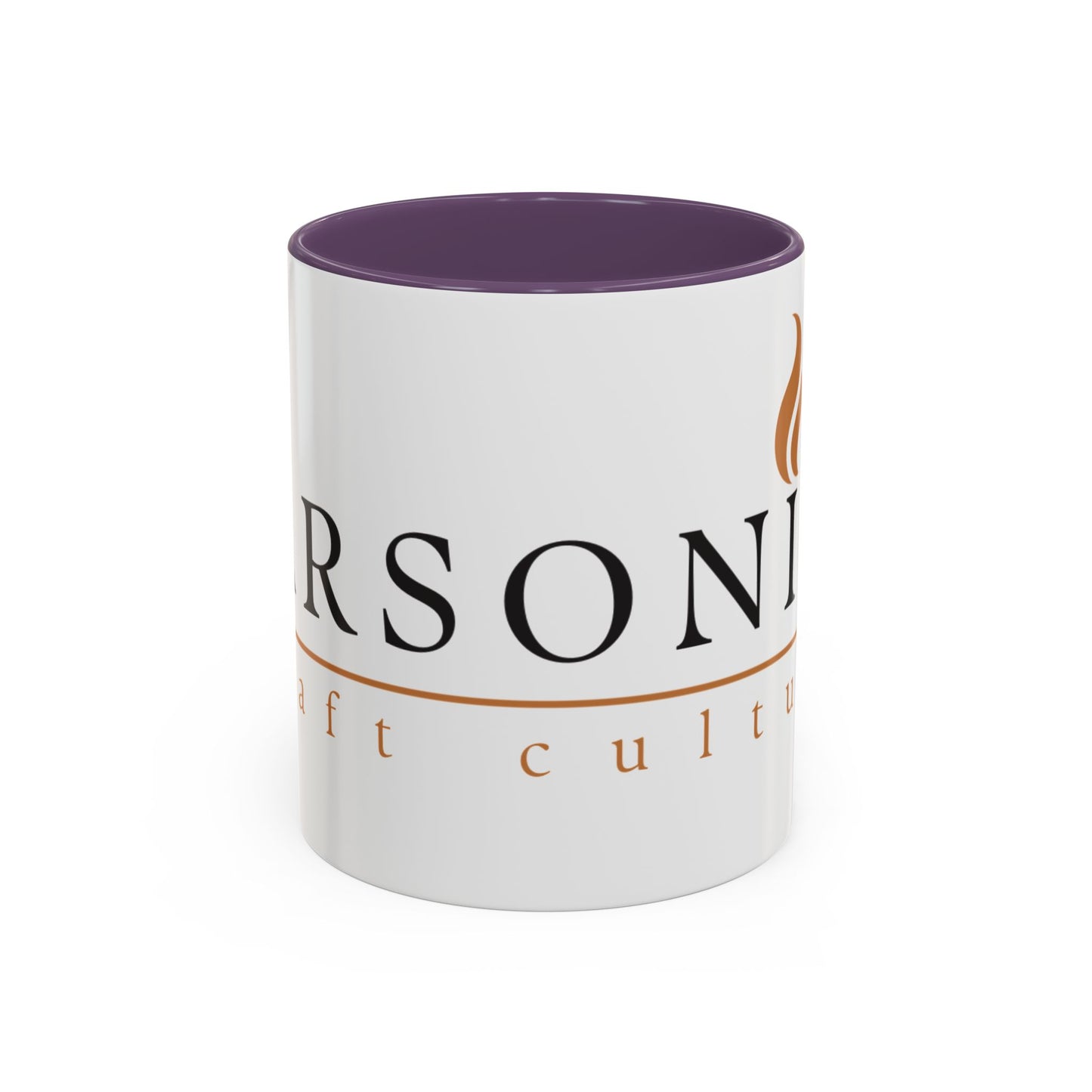 Barsonist Premium Coffee Mug - 11oz Ceramic with Accent Handle & Interior