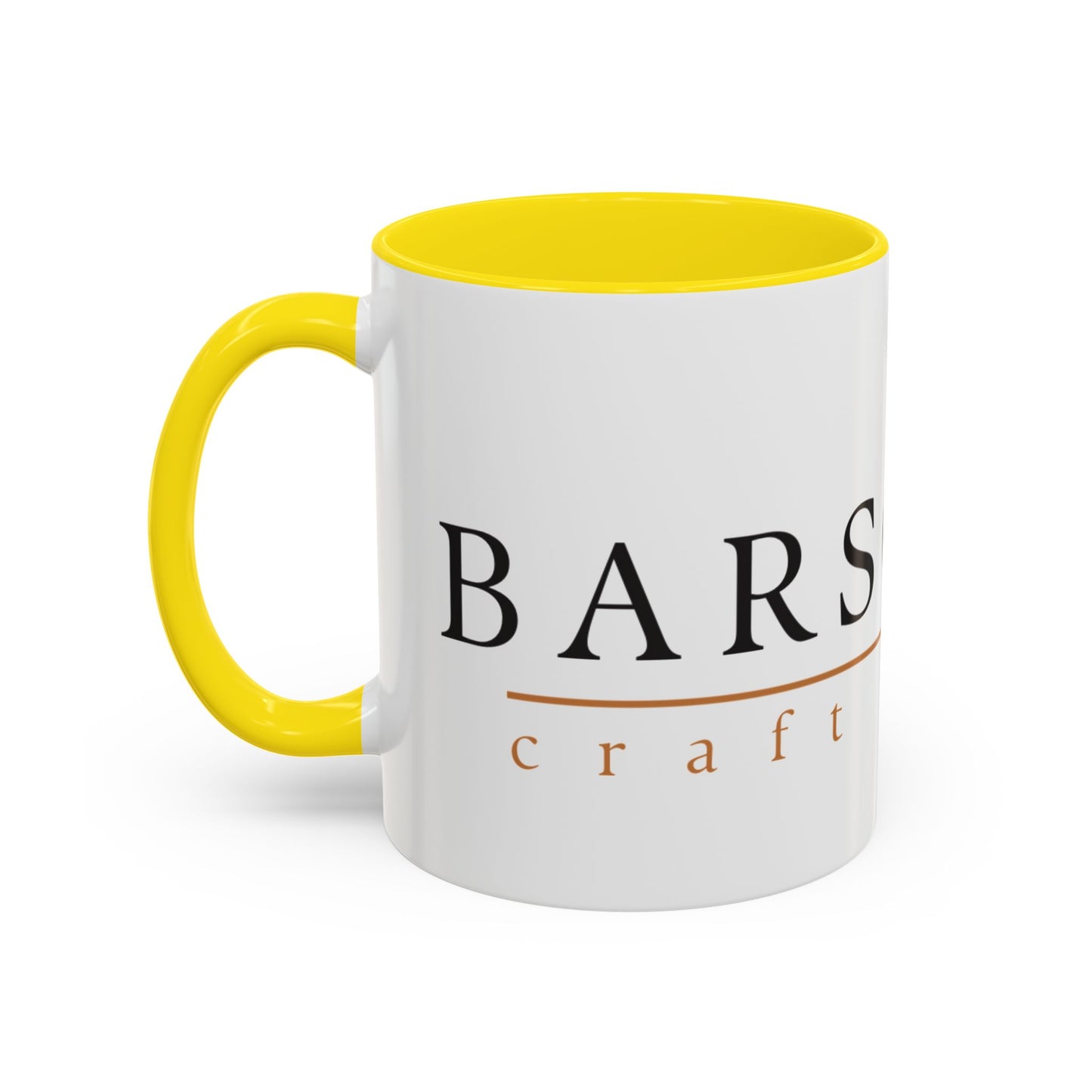 Barsonist Premium Coffee Mug - 11oz Ceramic with Accent Handle & Interior