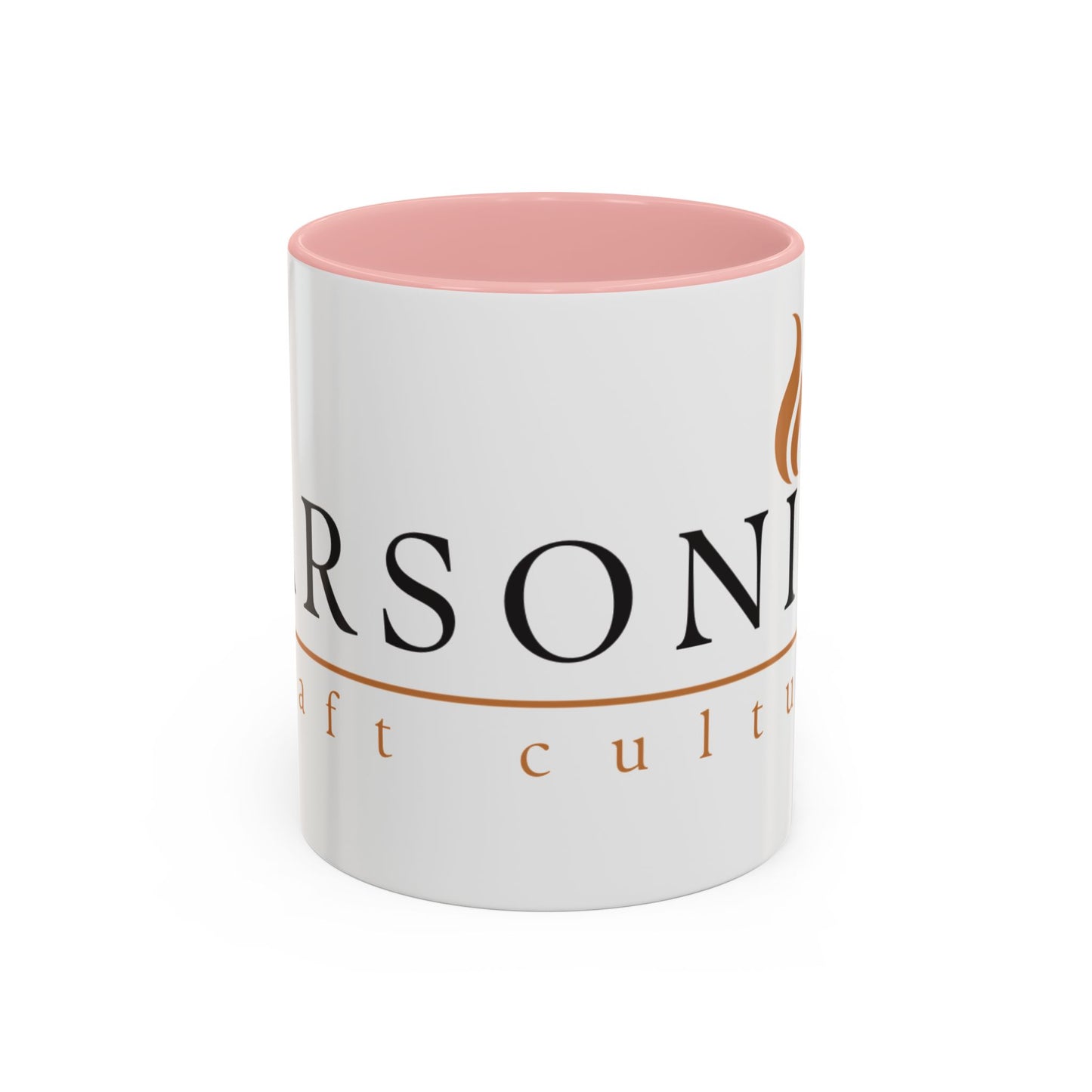 Barsonist Premium Coffee Mug - 11oz Ceramic with Accent Handle & Interior