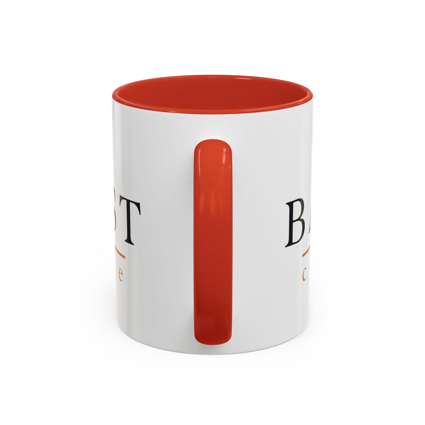 Barsonist Premium Coffee Mug - 11oz Ceramic with Accent Handle & Interior