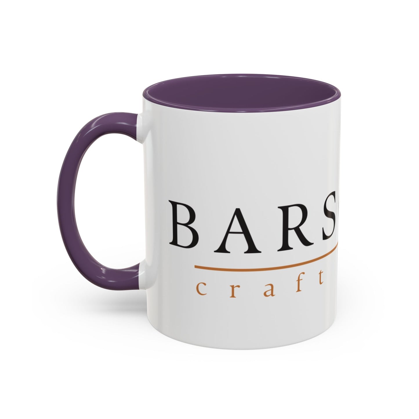 Barsonist Premium Coffee Mug - 11oz Ceramic with Accent Handle & Interior
