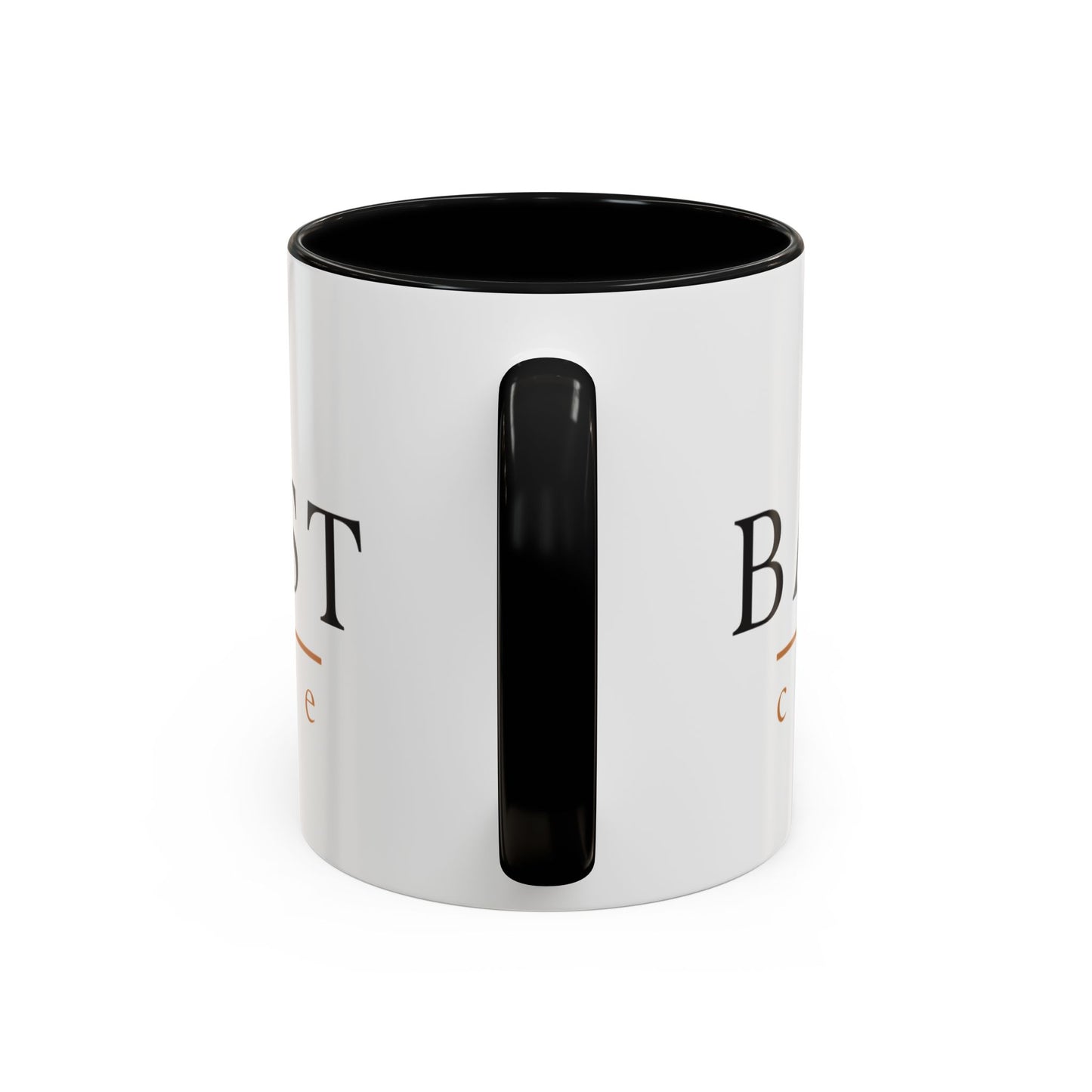 Barsonist Premium Coffee Mug - 11oz Ceramic with Accent Handle & Interior