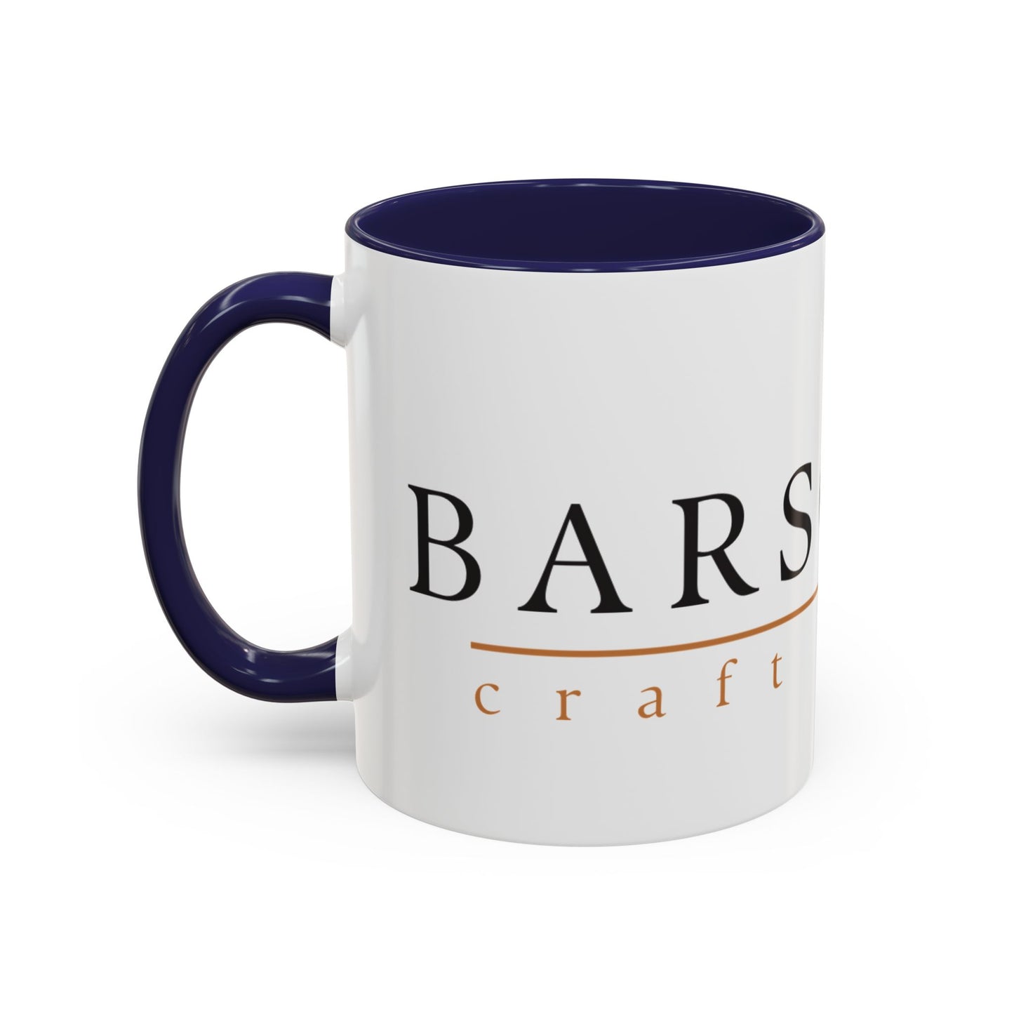 Barsonist Premium Coffee Mug - 11oz Ceramic with Accent Handle & Interior