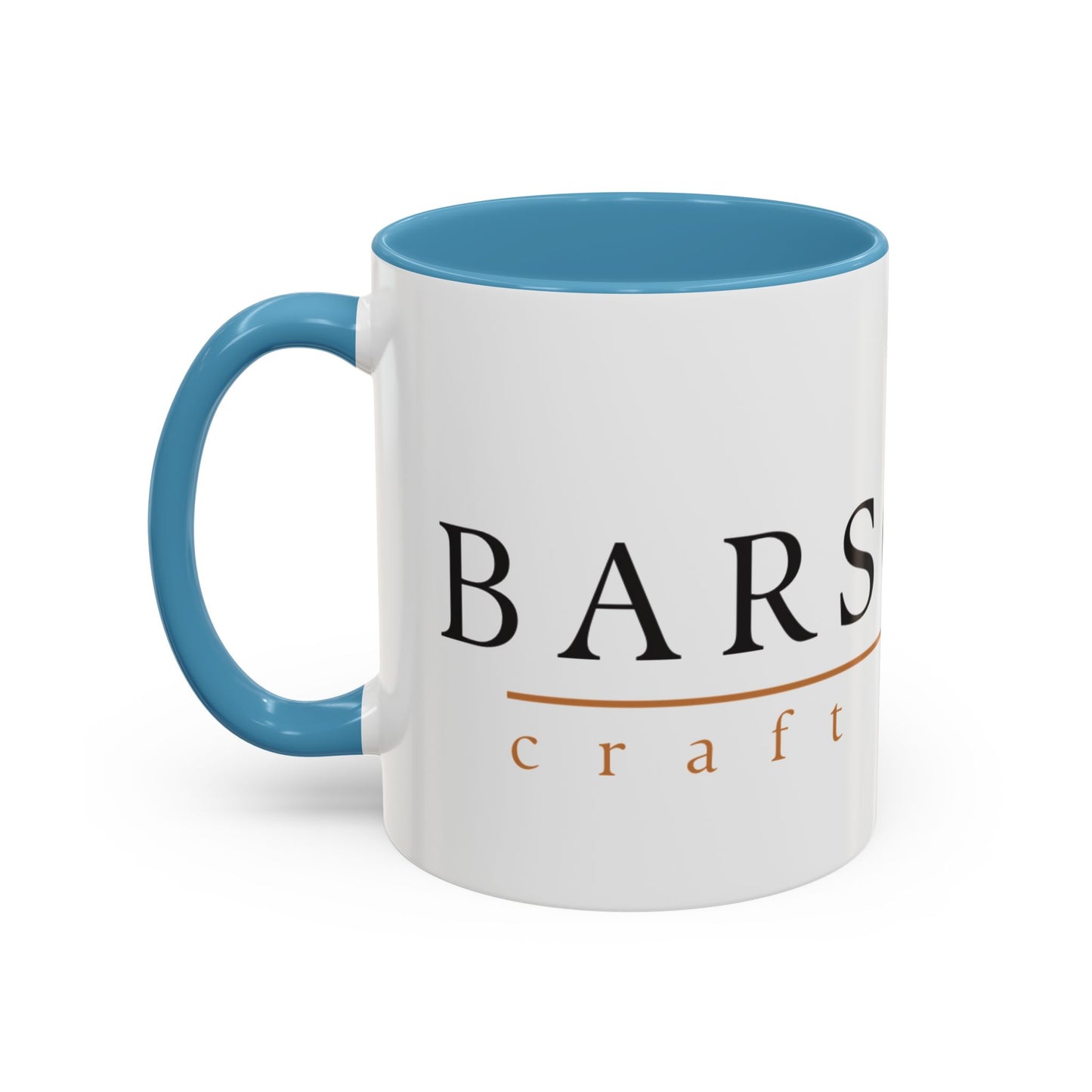 Barsonist Premium Coffee Mug - 11oz Ceramic with Accent Handle & Interior