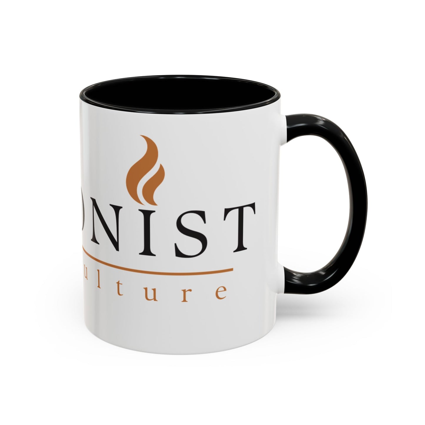 Barsonist Premium Coffee Mug - 11oz Ceramic with Accent Handle & Interior