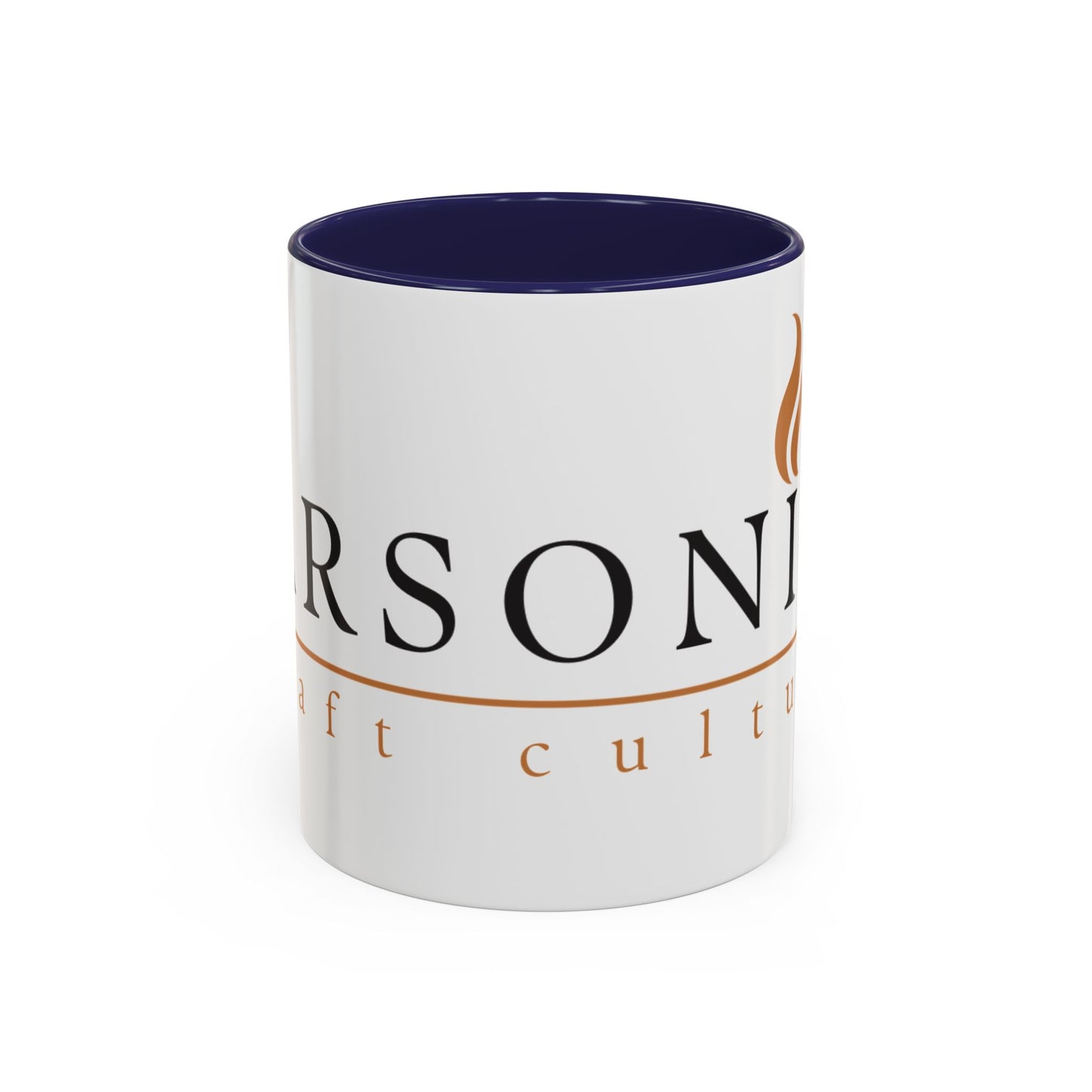 Barsonist Premium Coffee Mug - 11oz Ceramic with Accent Handle & Interior