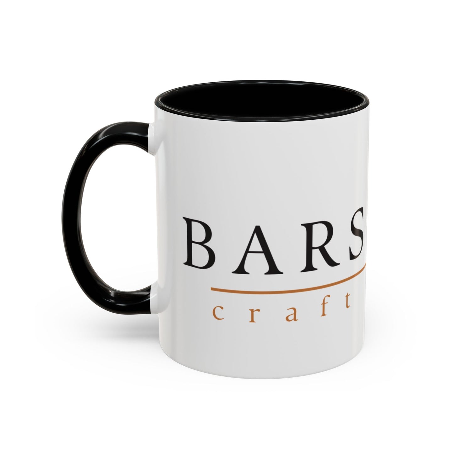 Barsonist Premium Coffee Mug - 11oz Ceramic with Accent Handle & Interior