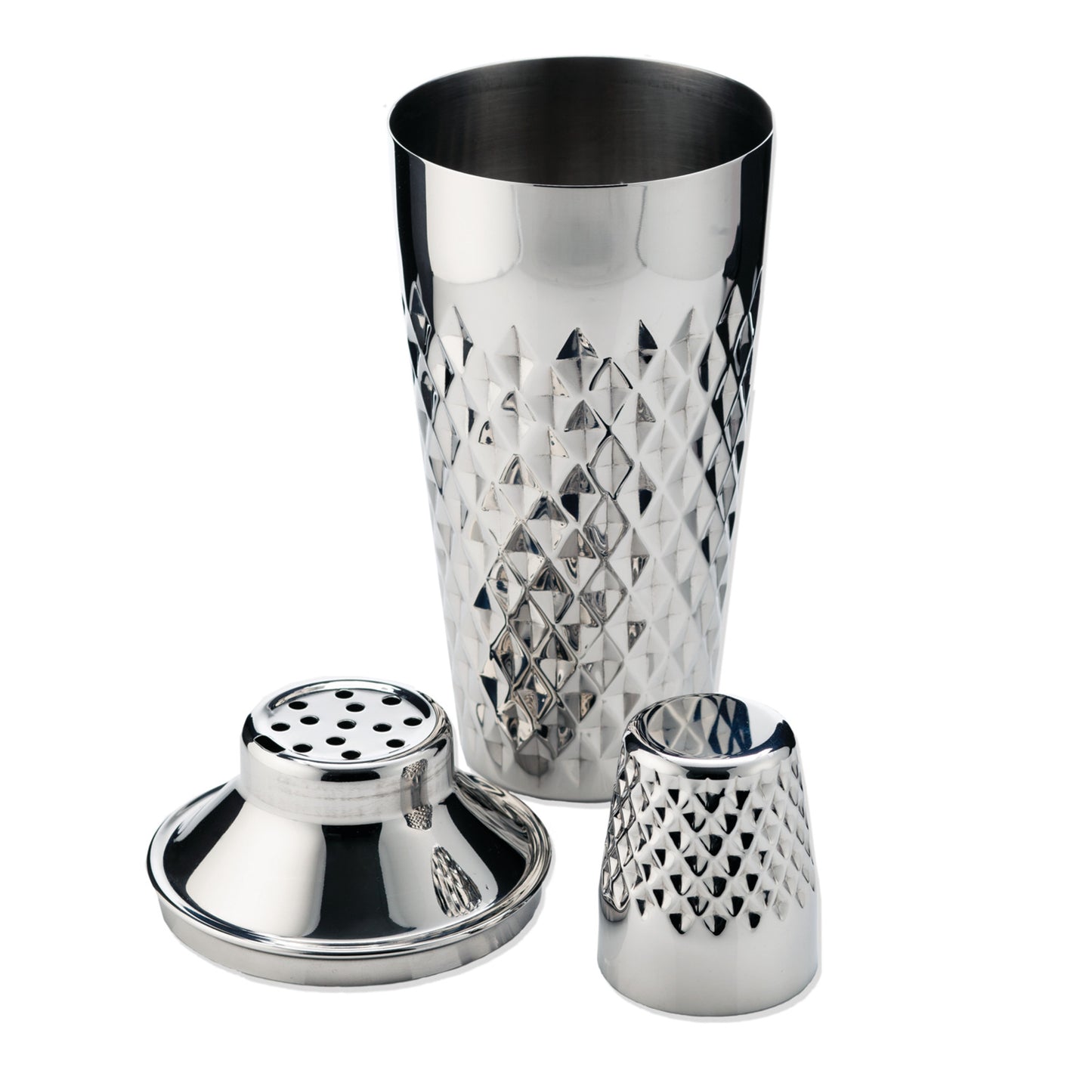Irving Faceted Cocktail Shaker in Silver Viski®