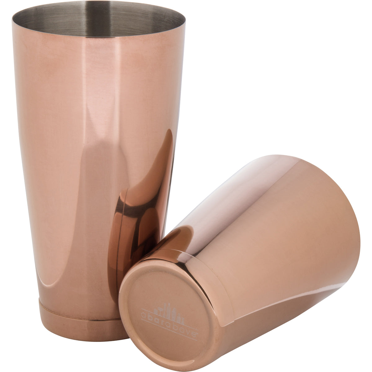 Professional Antique Copper Boston Shaker - Weighted 2-Piece Cocktail Shaker Set (28oz/18oz)
