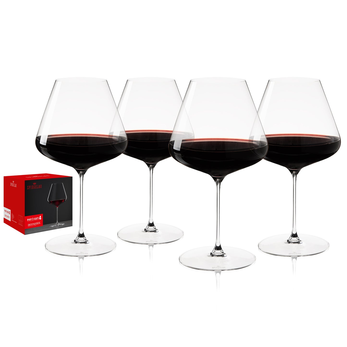 Spiegelau Definition Burgundy Glass (set of 4)
