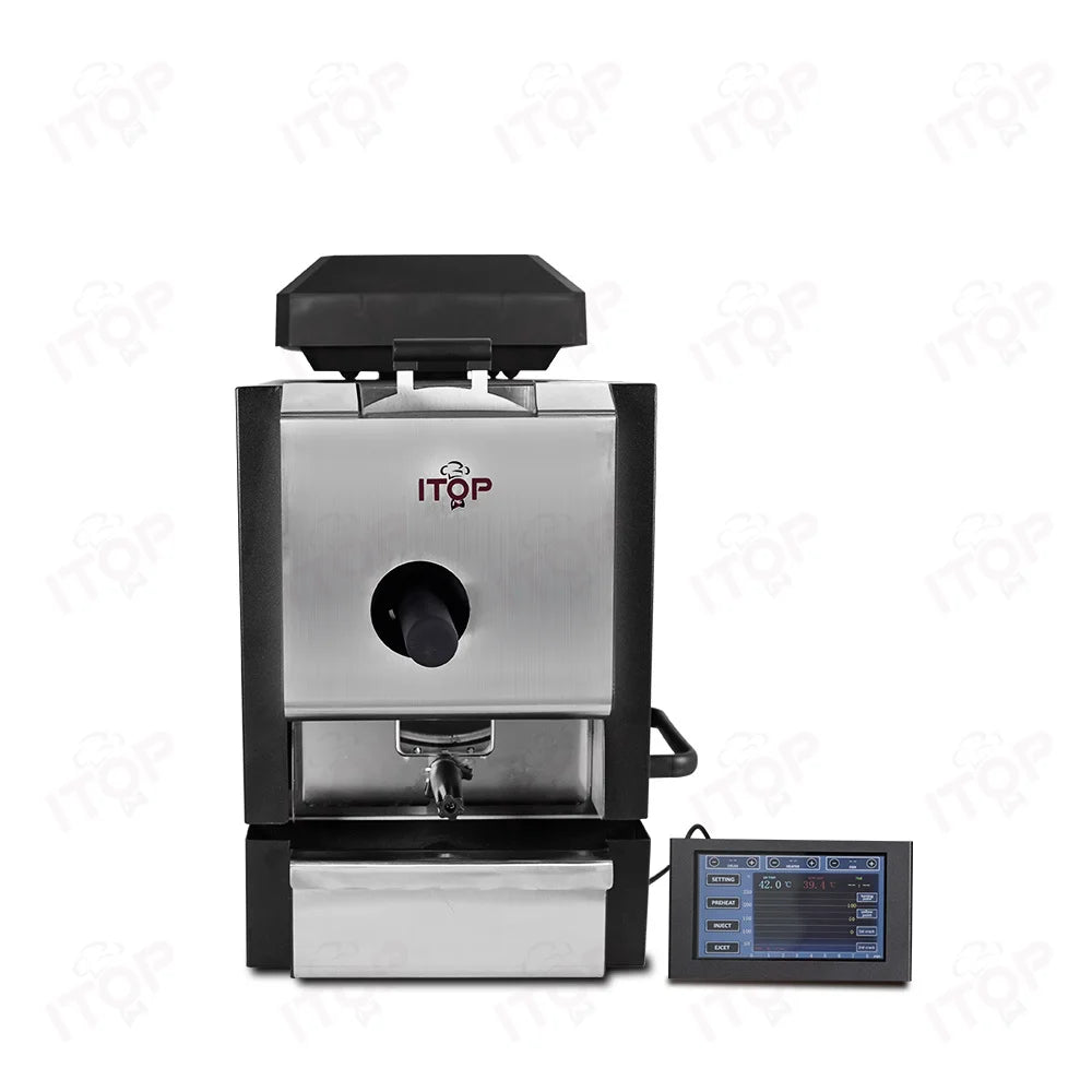ITOP Electric Coffee Roaster – Dual Probe, LCD Touch, Brushless Motor