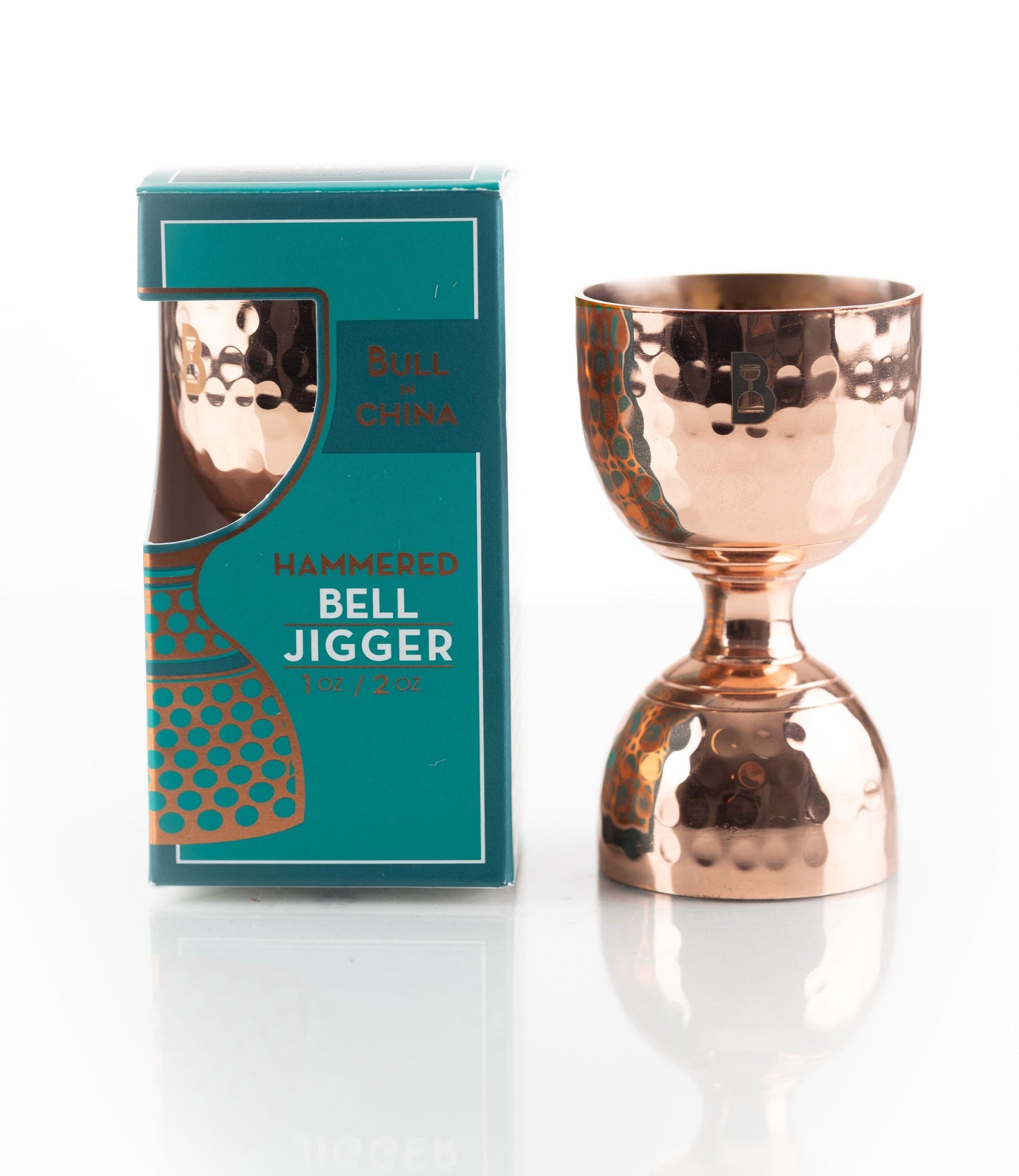 Hammered Bell Jigger - Handcrafted Bartender Precision Tool | Barsonist
