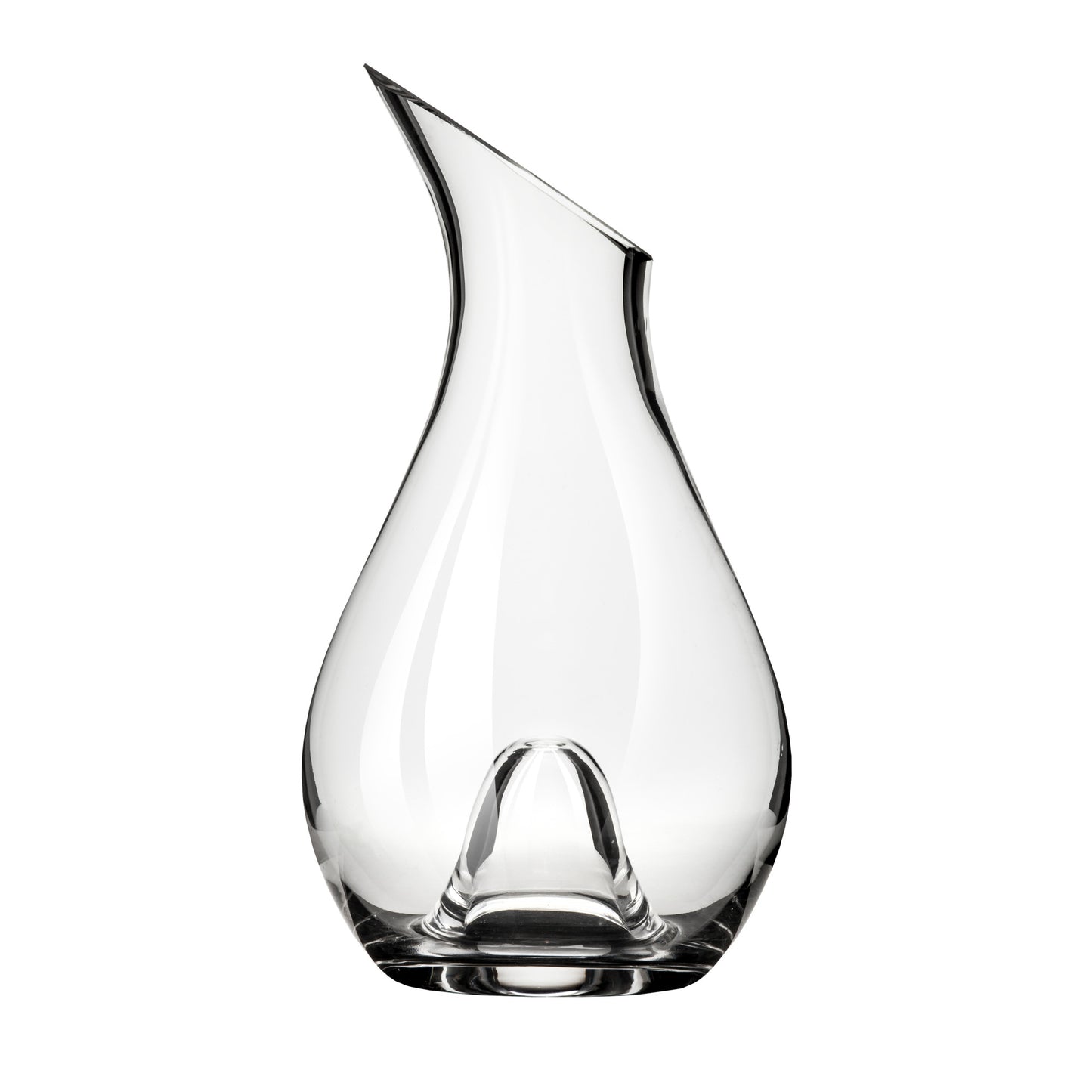 Centerpiece Tabletop Wine Decanter - Crystal Glass Aerator with Hourglass Design