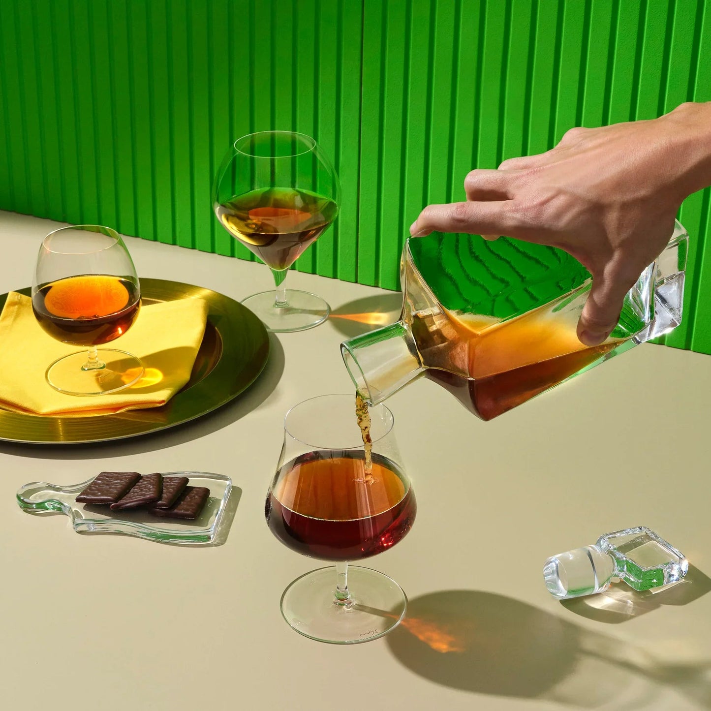 NUDE Fantasy Cognac Glass Set - Contemporary Pear Bowl Design | Barsonist