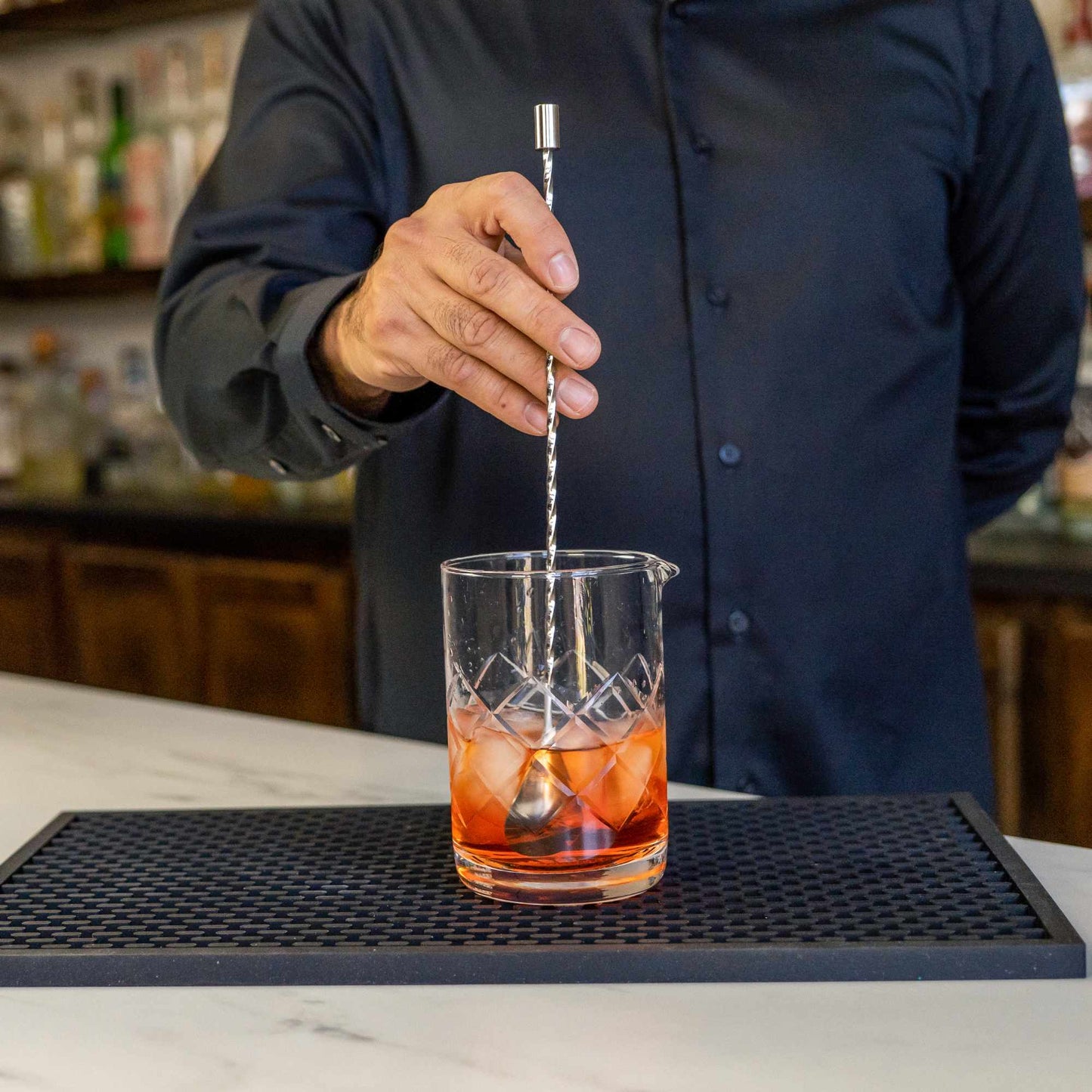 Diamond Cut Cocktail Mixing Glass | Barsonist