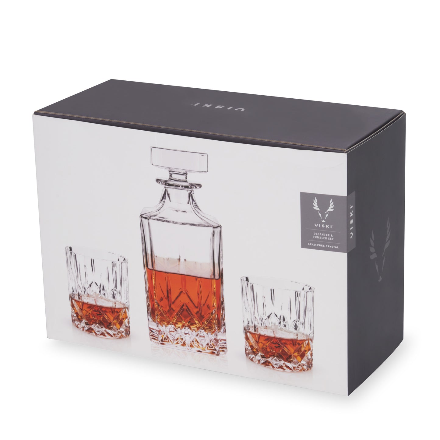 Professional Crystal Whiskey Glasses Set - Premium Rocks Glasses for Bourbon & Scotch