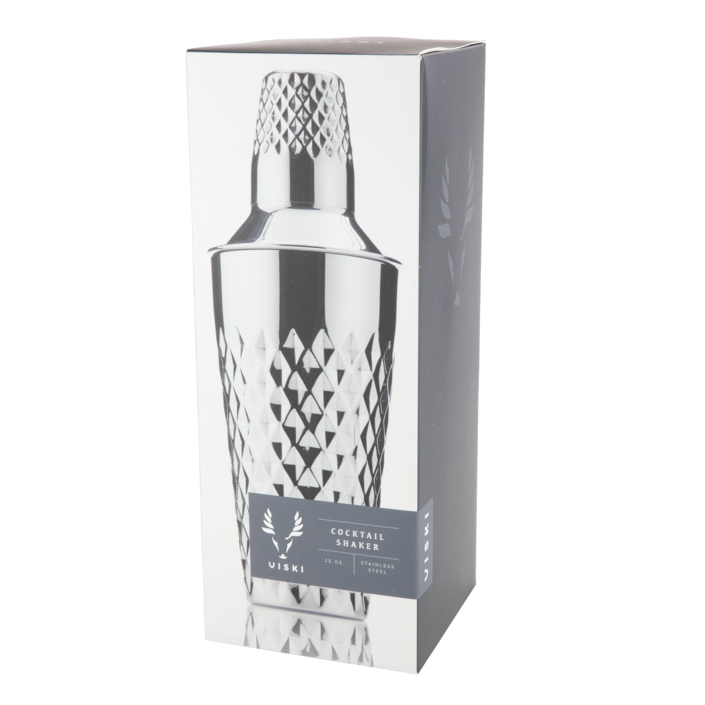 Irving Faceted Cocktail Shaker in Silver Viski®