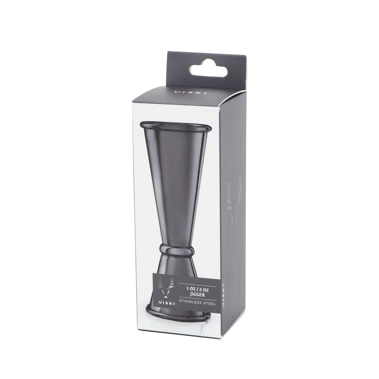 Large Gunmetal Japanese Style Jigger by Viski® - Premium Double Cocktail Measuring Tool