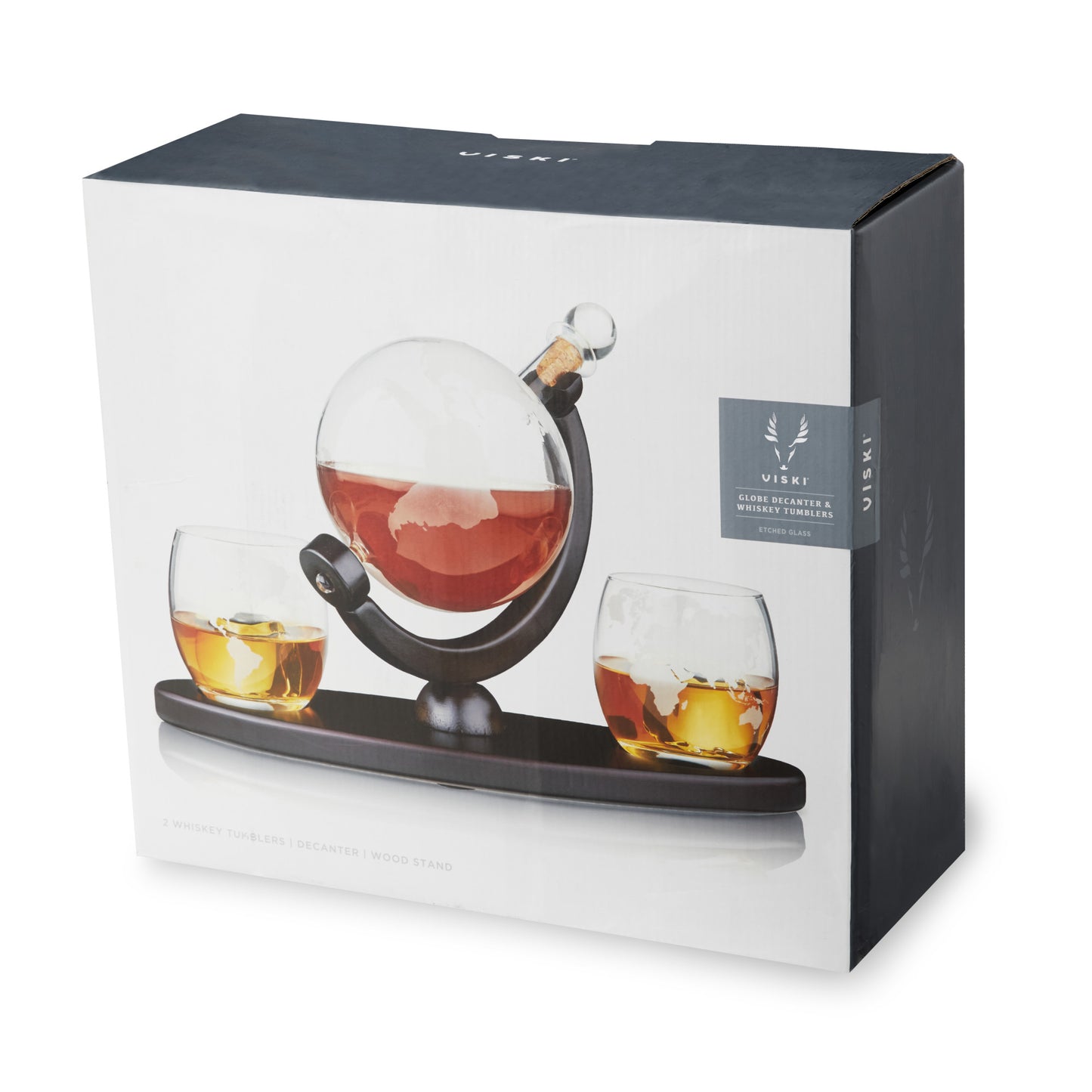 Globe Whiskey Decanter Set | Premium Barware - Viski