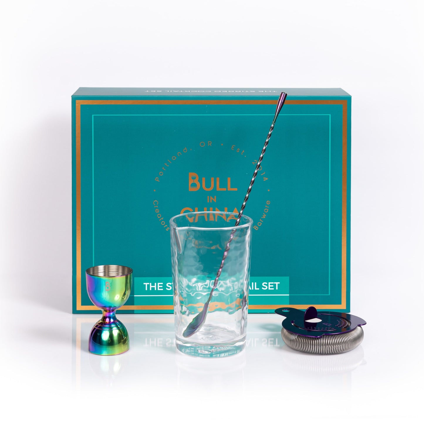 Stirred Cocktail Tool Set - 4-Piece Professional Home Bar Kit | Barsonist