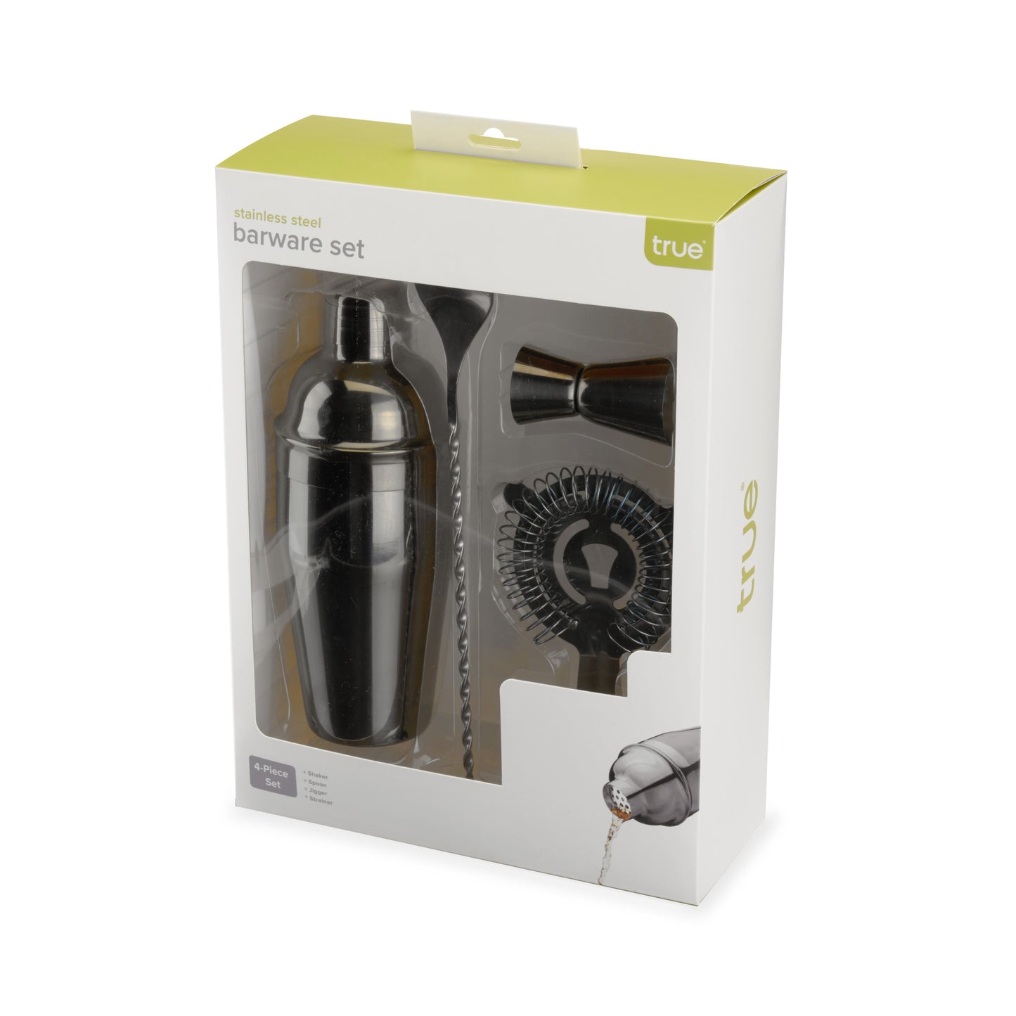 Gunmetal Black Barware Set by True®