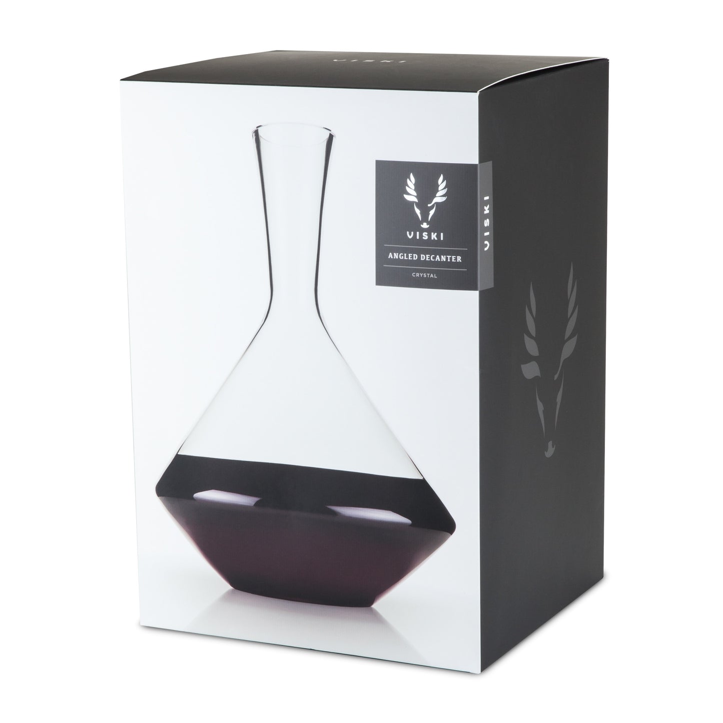 Raye 60 oz Crystal Angled Wine Decanter by Viski | Barsonist
