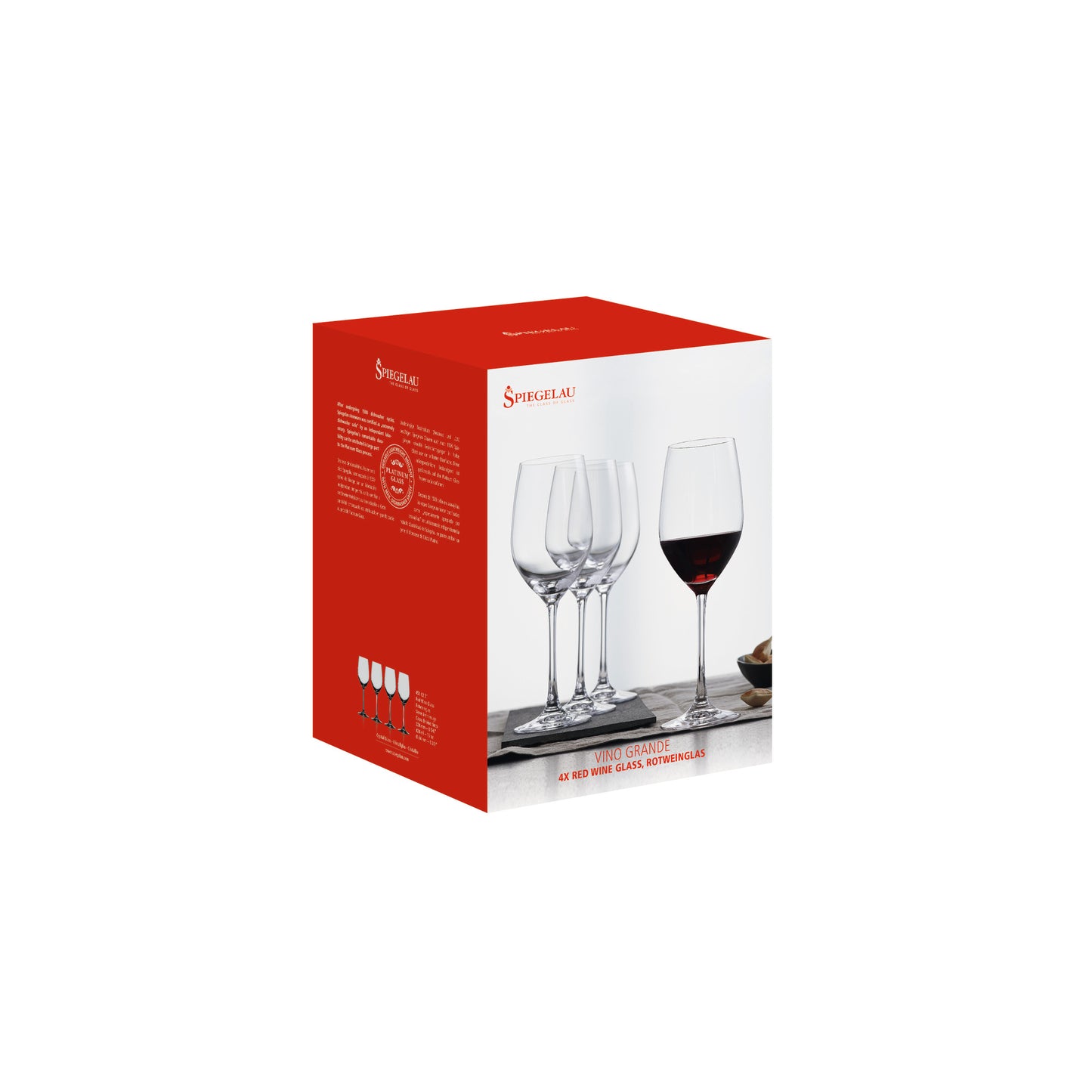 Spiegelau Vino Grande Red Wine Glasses, Set of 4 | Barsonist