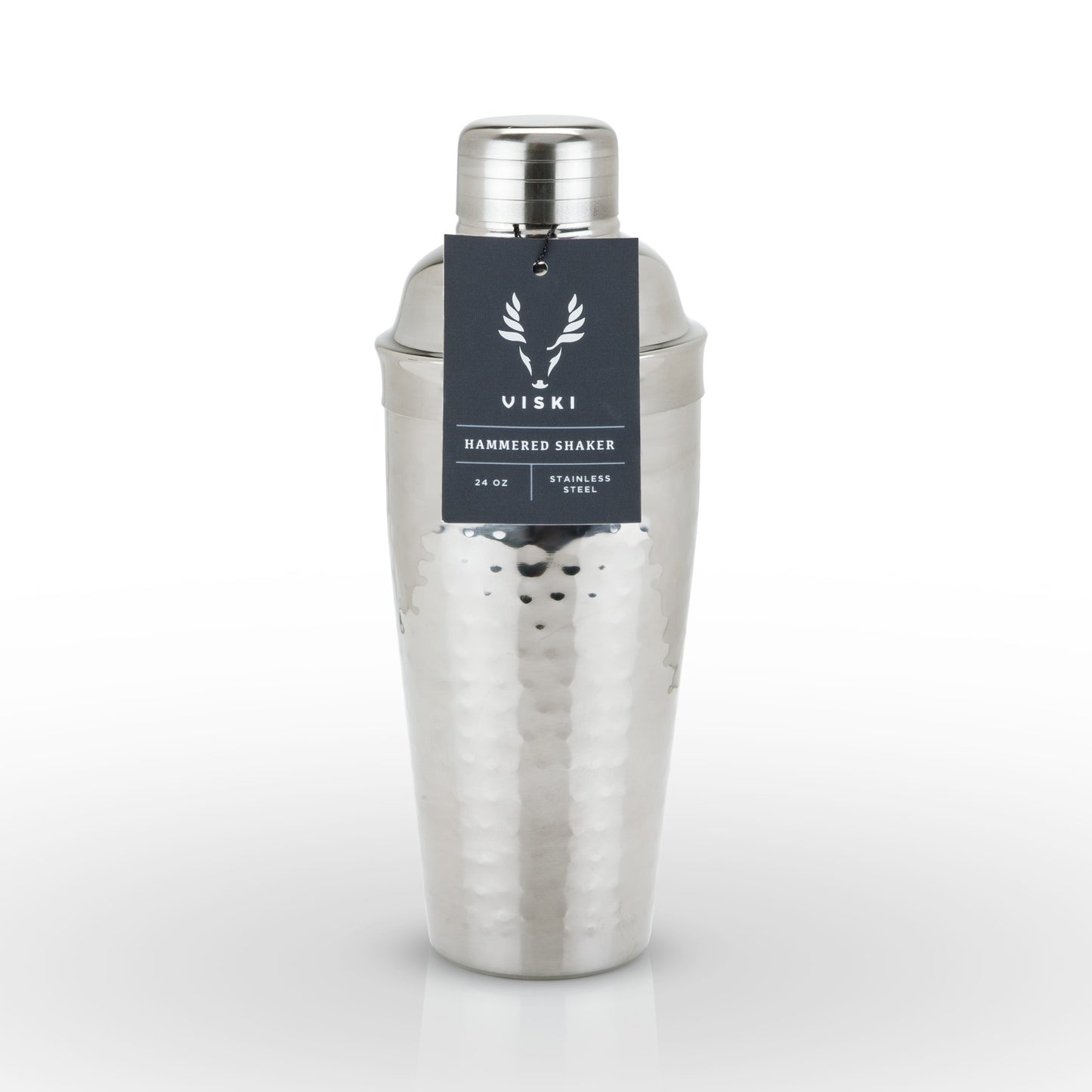 Irving 24 oz Hammered Stainless Steel Cocktail Shaker by Viski | Barsonist
