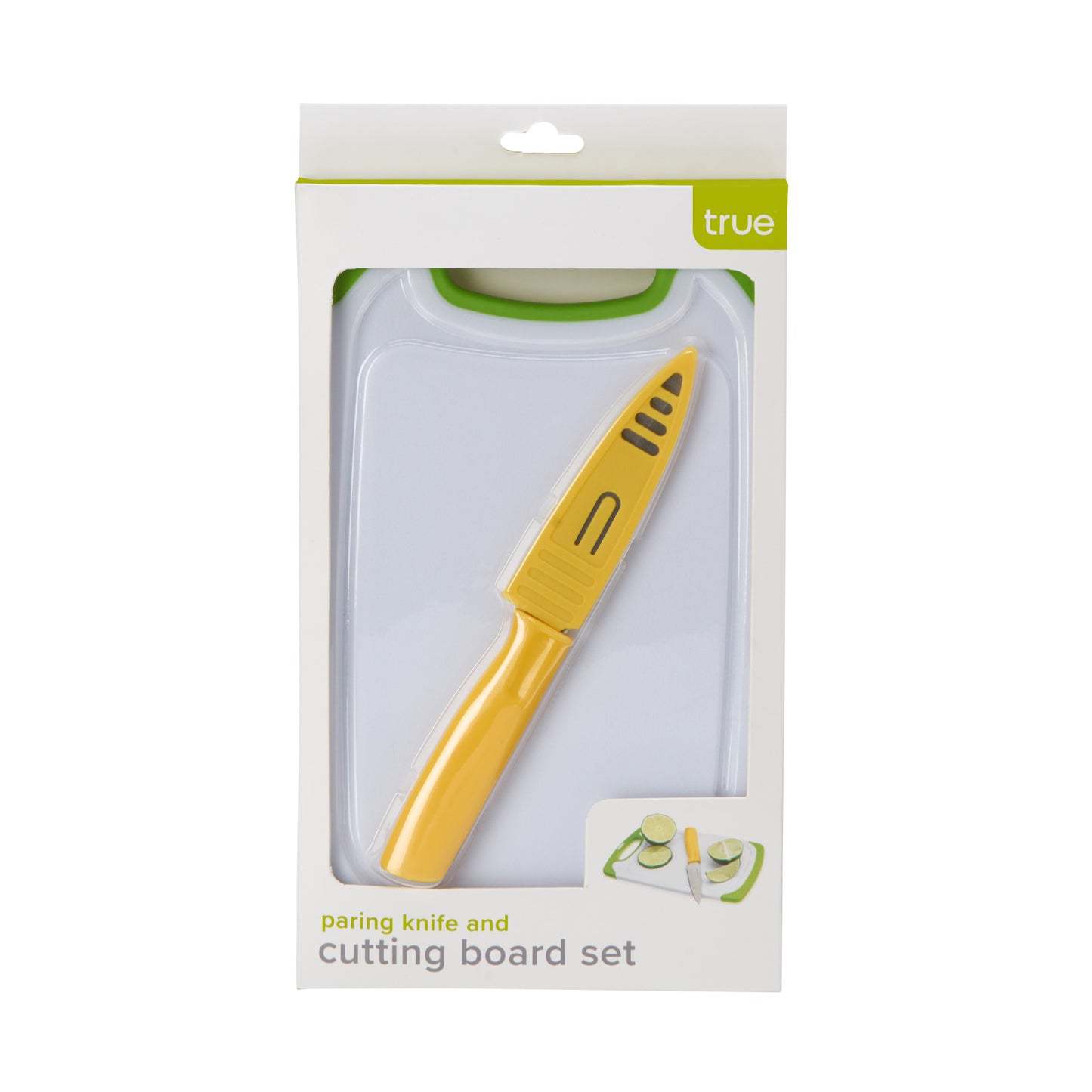 Small Cutting Board with Paring Knife Set by True