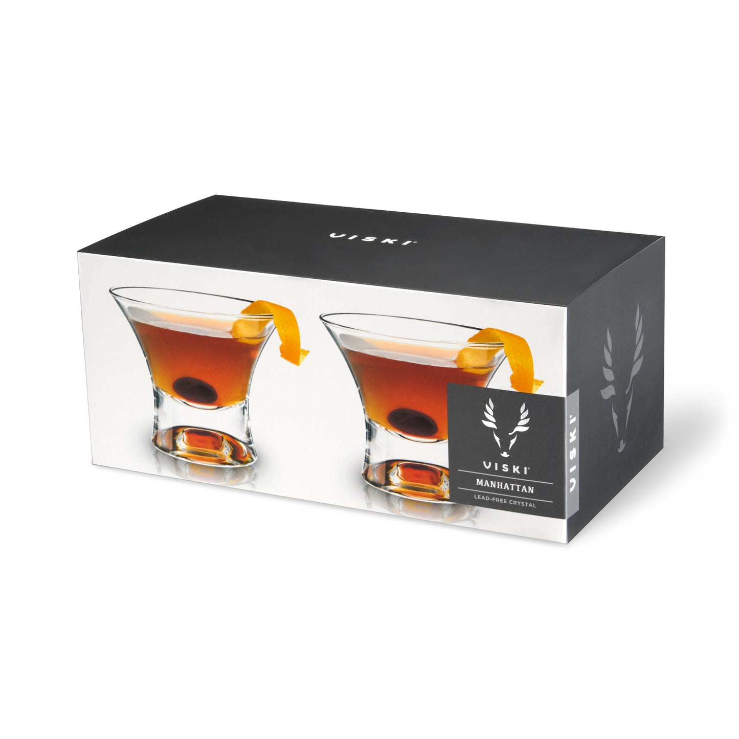 Raye Manhattan Crystal Glasses Viski® (Set of 2)