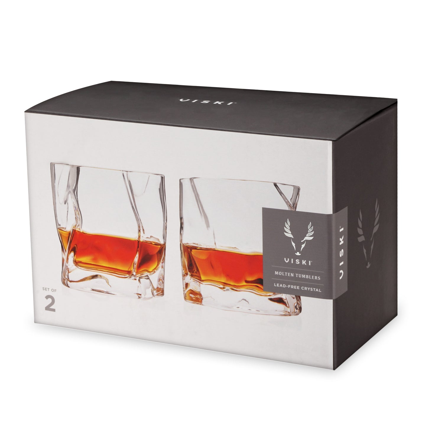 Crystal Molten Tumblers Viski® (Set of 2)