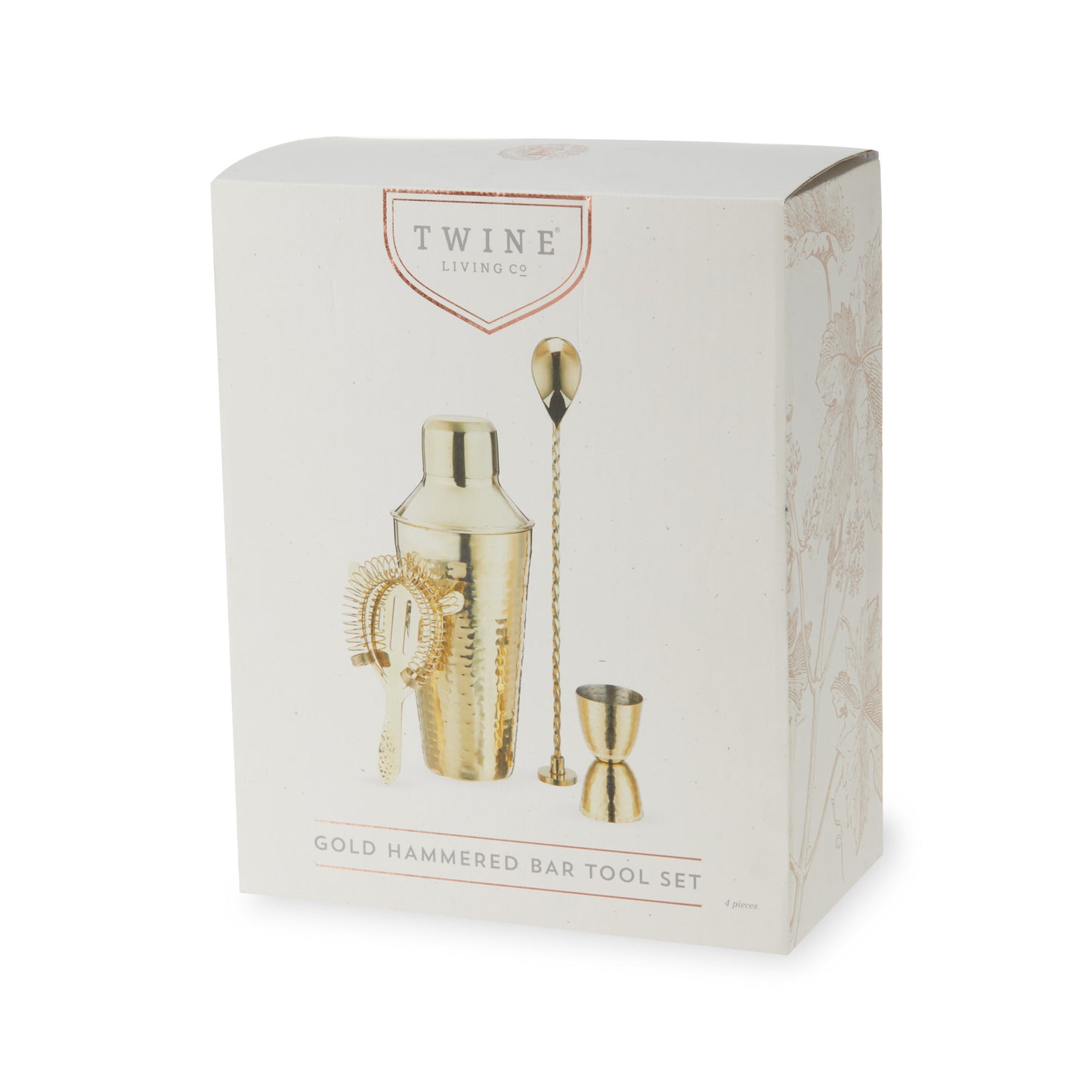 Gold Hammered Barware Set Twine®