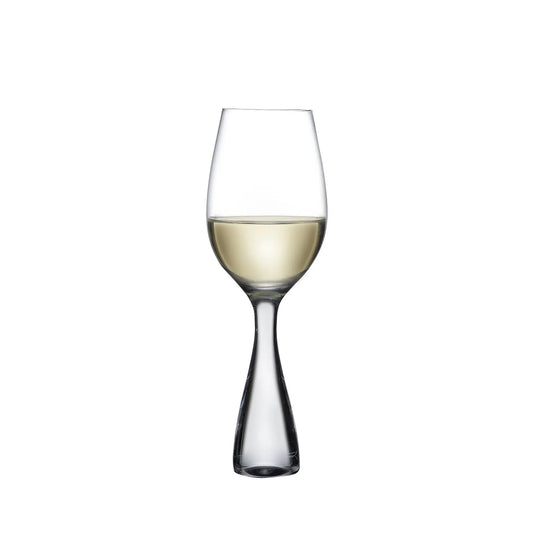 NUDE Wine Party White Wine Glasses Set by Ron Arad | Barsonist