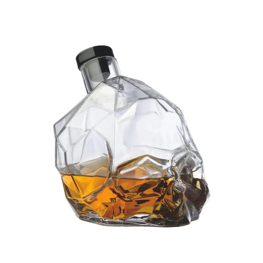 NUDE Memento Mori Skull Whiskey Bottle | Barsonist