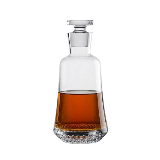 NUDE Paris Whiskey Decanter, Lead-Free Crystal with Architectural Engraving | Barsonist
