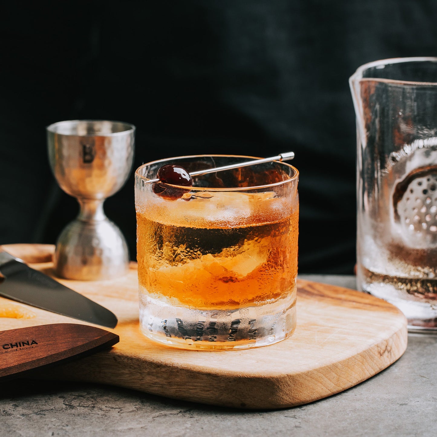Hand-Blown Rocks Glasses – Set of 2 | Tacoma Museum of Glassblowing | Made in USA | Barsonist