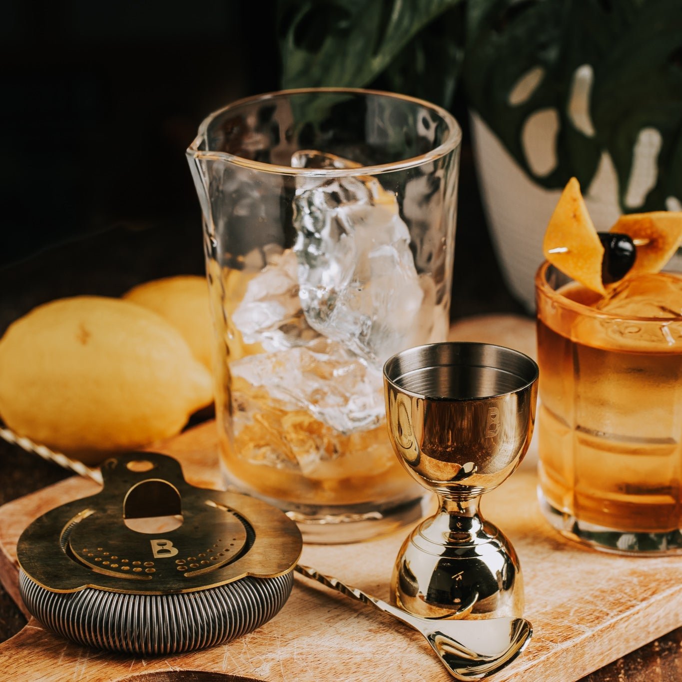 Stirred Cocktail Tool Set - 4-Piece Professional Home Bar Kit | Barsonist