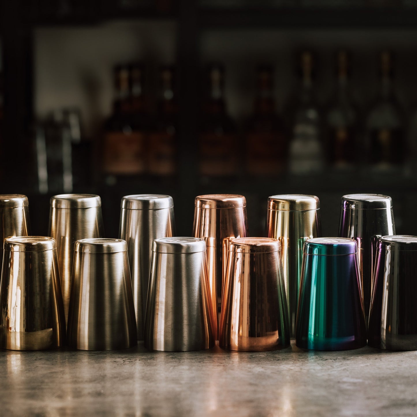 Weighted Cocktail Shaker Set - Professional 28oz/18oz Boston Shaker | Barsonist
