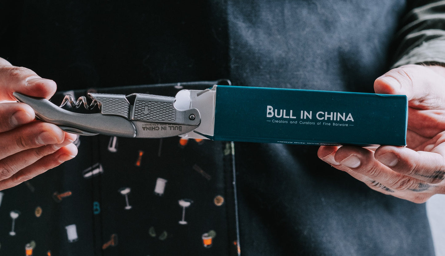 Professional Wine Key - Double-Hinged Waiter's Corkscrew | Barsonist