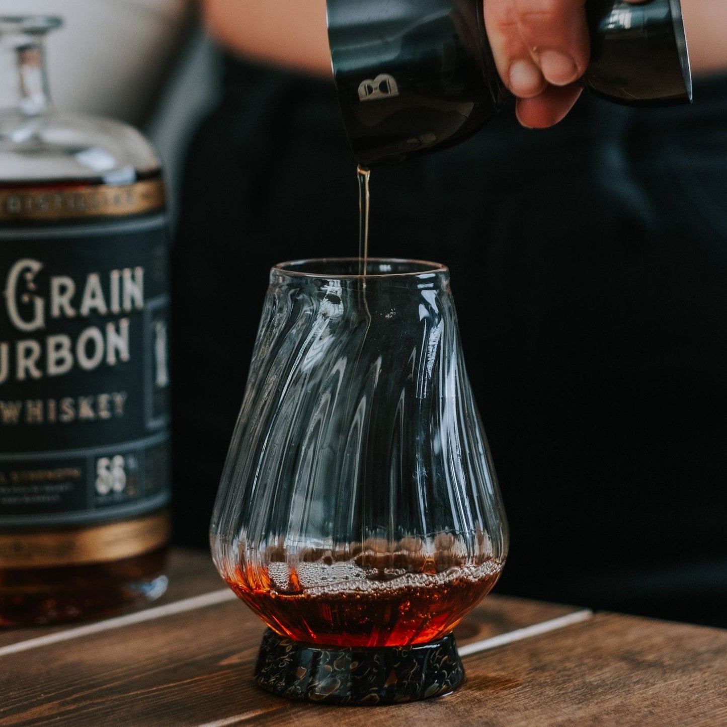 Hand-Blown Neat Pour Glass - American Artisan Whiskey & Spirits Glass | Barsonist