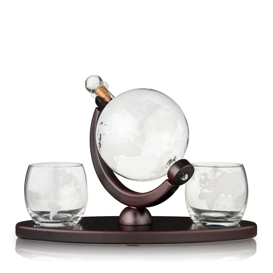 Globe Whiskey Decanter Set | Premium Barware - Viski