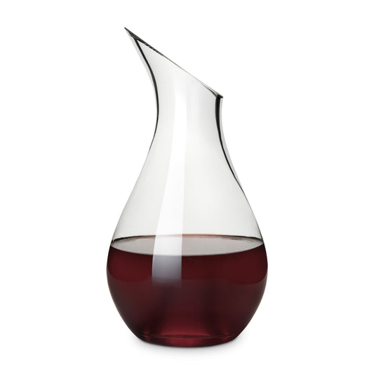 Centerpiece Tabletop Wine Decanter - Crystal Glass Aerator with Hourglass Design