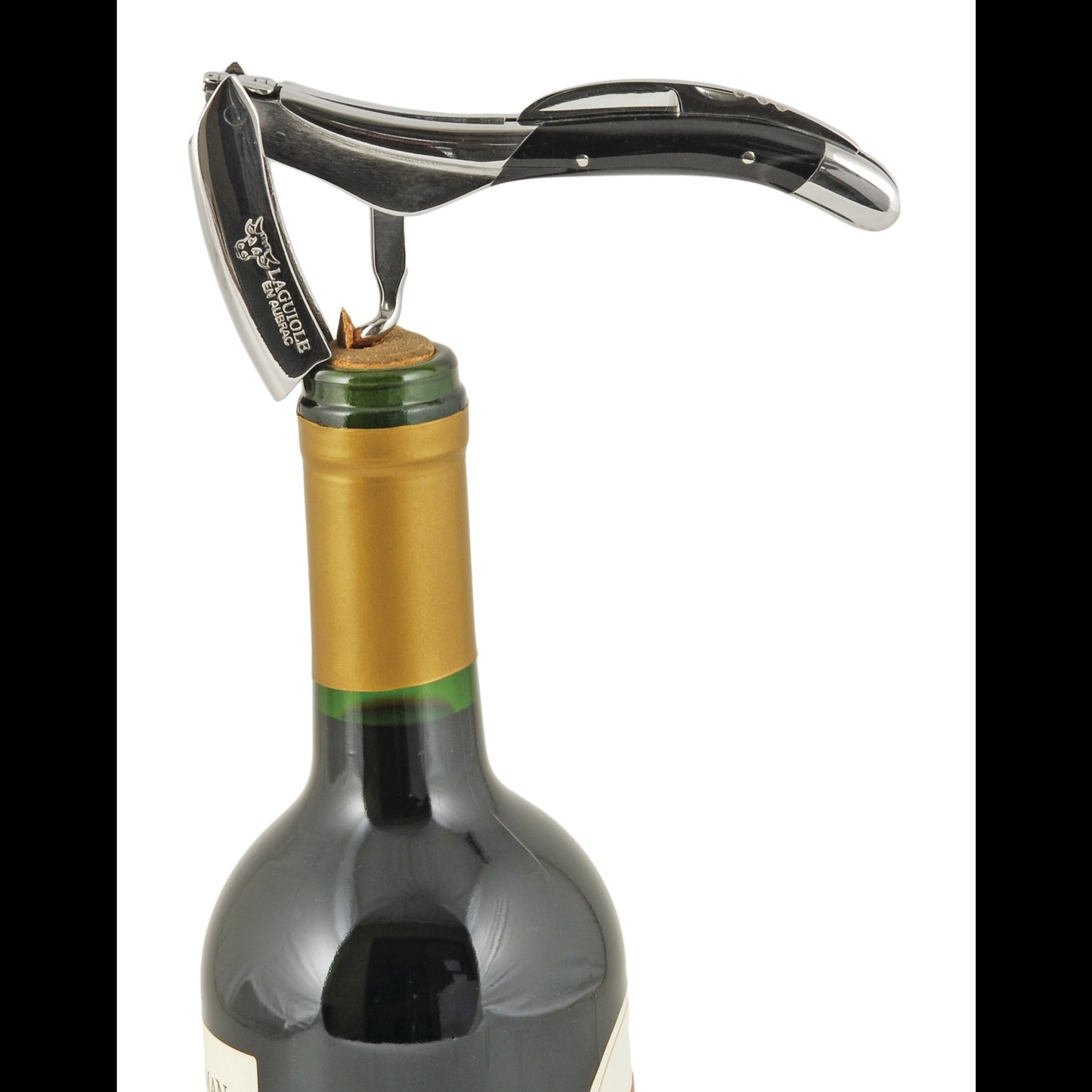 Buffalo Horn Sommelier Corkscrew from Laguiole, France
