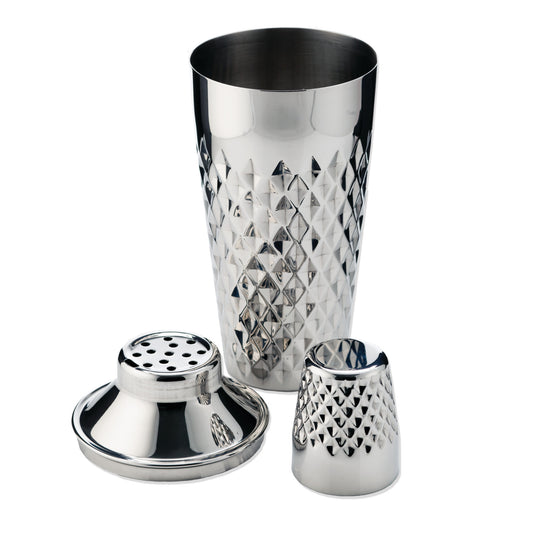 Irving Faceted Cocktail Shaker in Silver Viski®