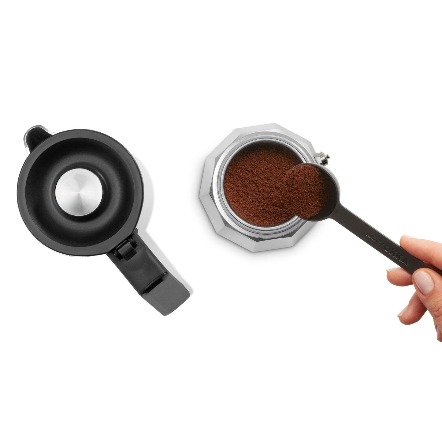 Arzum Okka Rich Moka Pot Turkish Coffee and Moka Maker with Milk Frother, 5 Cup, Chrome | Barsonist